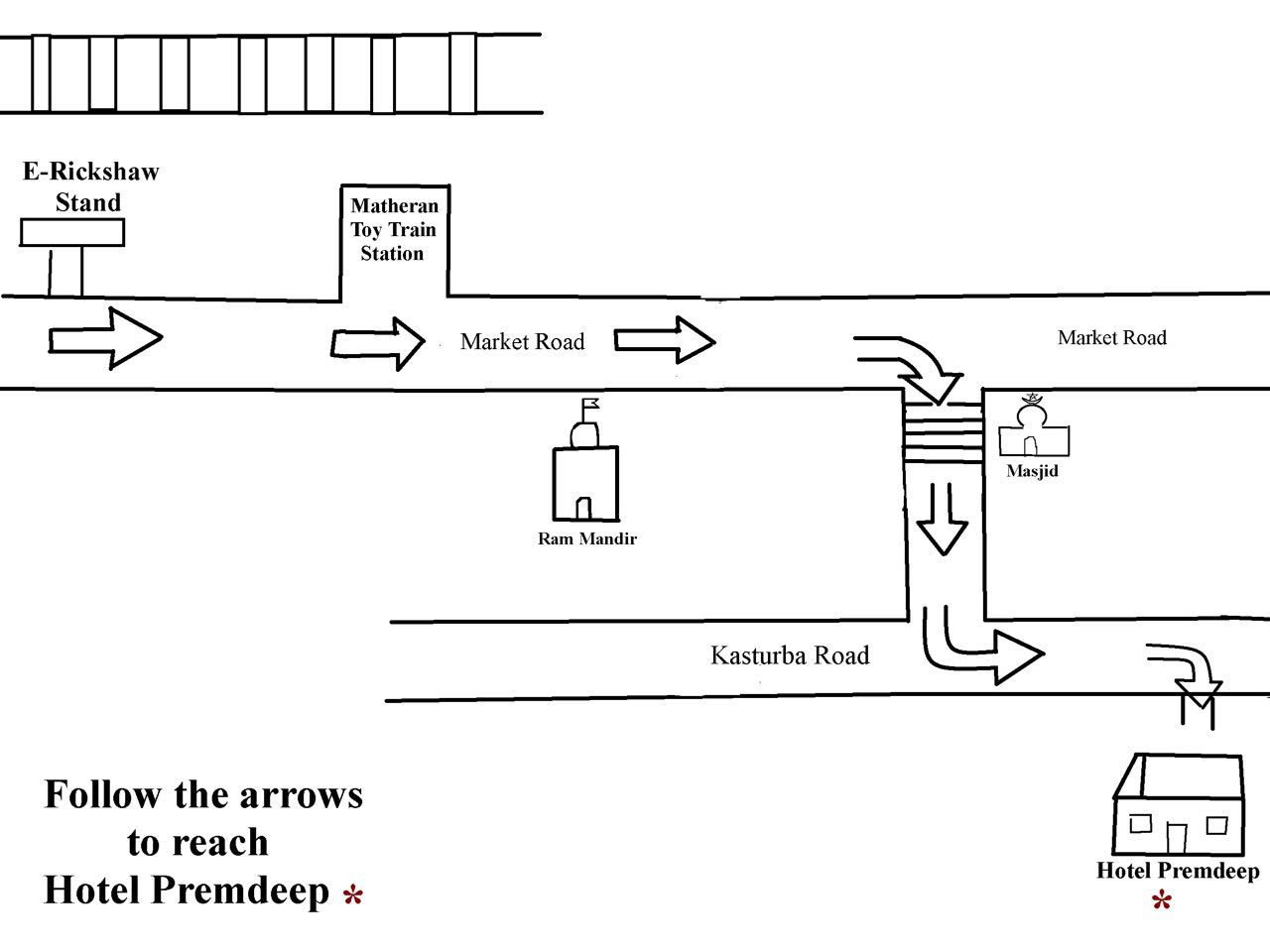 How to reach Hotel Premdeep